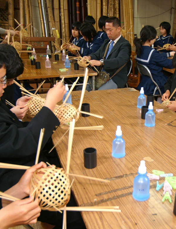 「竹カゴ」作り