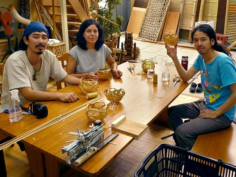 竹カゴ製作体験教室