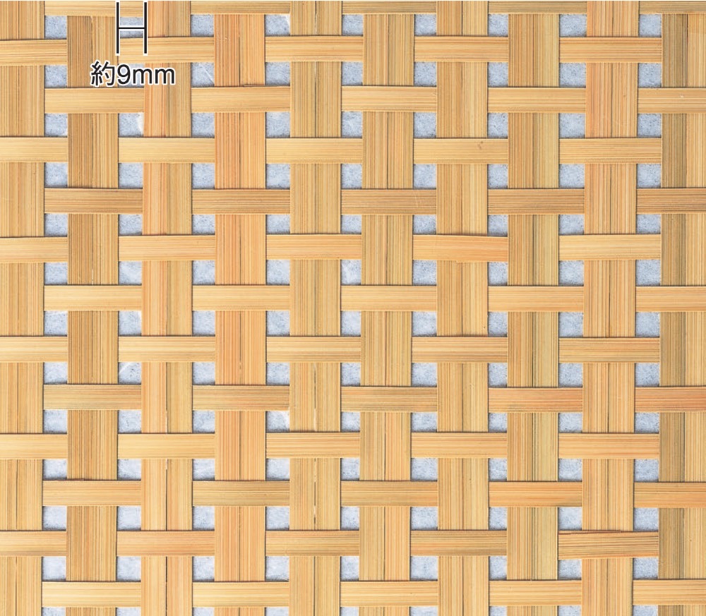 竹皮ハダ小四ツ目編(たけかわはだしょうよつめあみ)