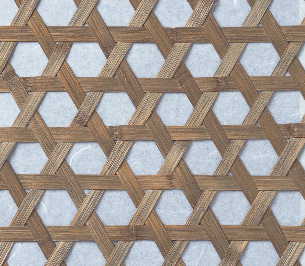 染竹白身六ツ目編(そめたけしろみむつめあみ)