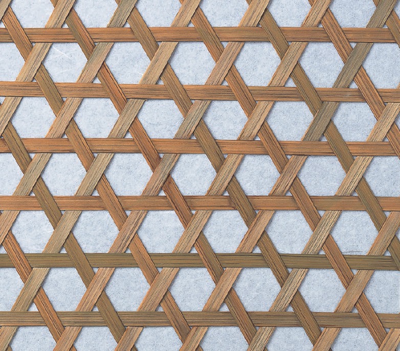 染竹皮ハダ六ツ目編(そめたけかわはだむつめあみ)