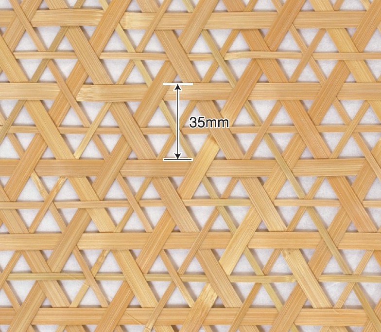 竹皮ハダ麻の葉編(たけかわはだあさのはあみ)