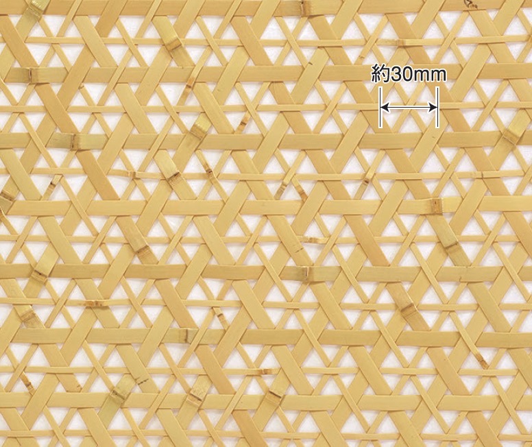 晒竹親子六ツ目編(さらしだけおやこむつめあみ)