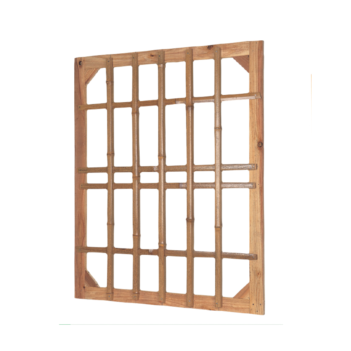 錆竹四方貼抜き通し角窓(さびたけしほうばりぬきとおしかくまど)