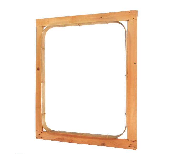 錆竹木枠付 丸枠のみ(さびたけきわくつき(かくわくのみ))