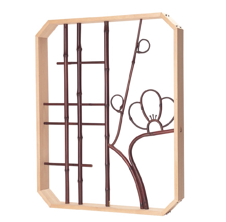 染煤竹梅柄(そめすみすだけうめがら)