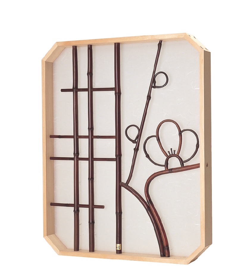 染煤竹梅柄(そめすみすだけうめがら)