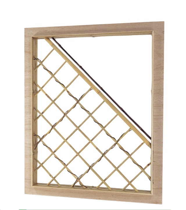 錆竹枠黒竹入女竹(さびたけわくくろちくいりめだけ)