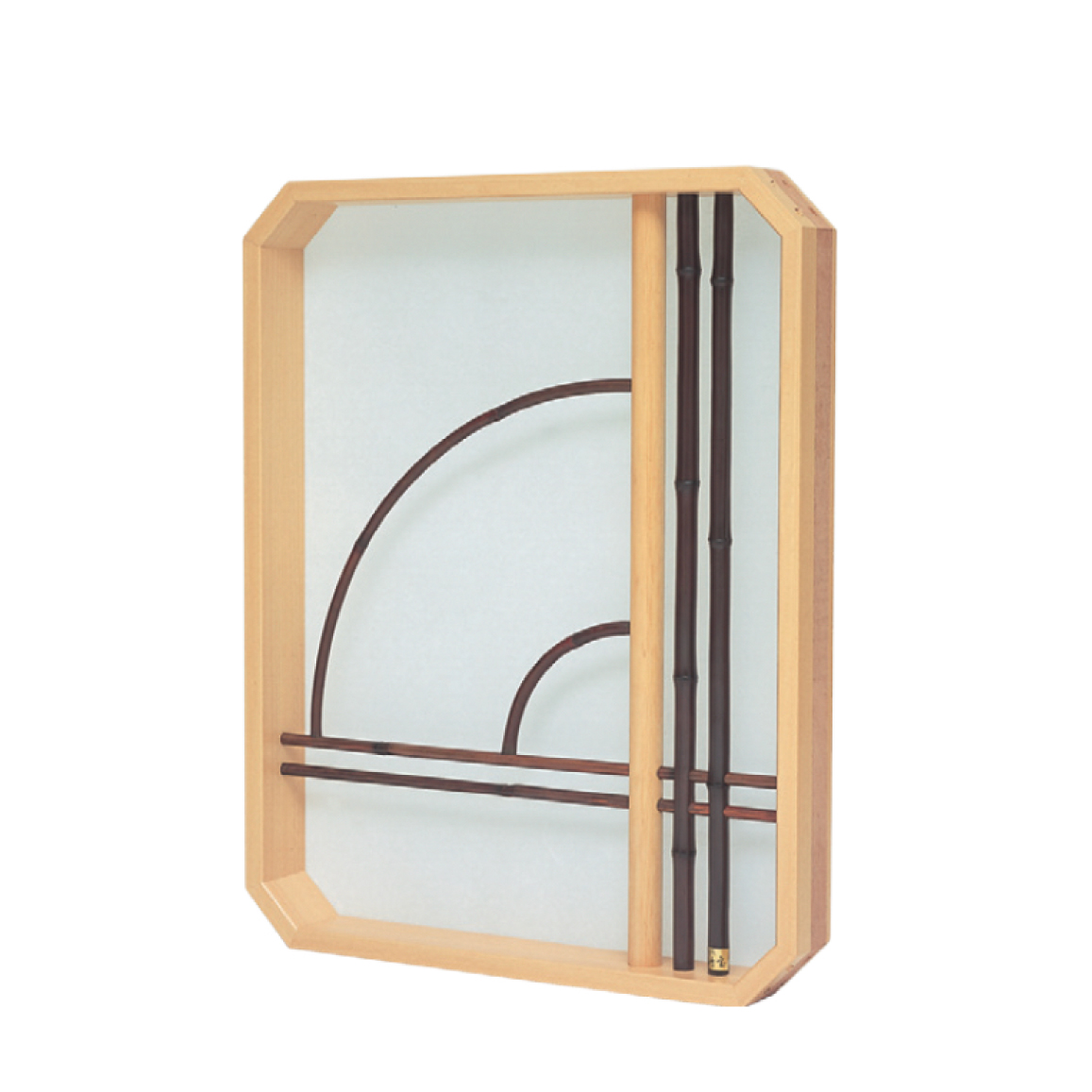 化粧枠丸棒入和風 プレート貼り(けしょうわくまるぼういりわふう ぷれーとばり)