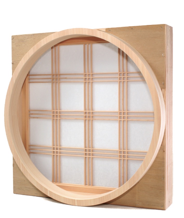 桧枠両面窓(ひのきわくりょうめんまど)