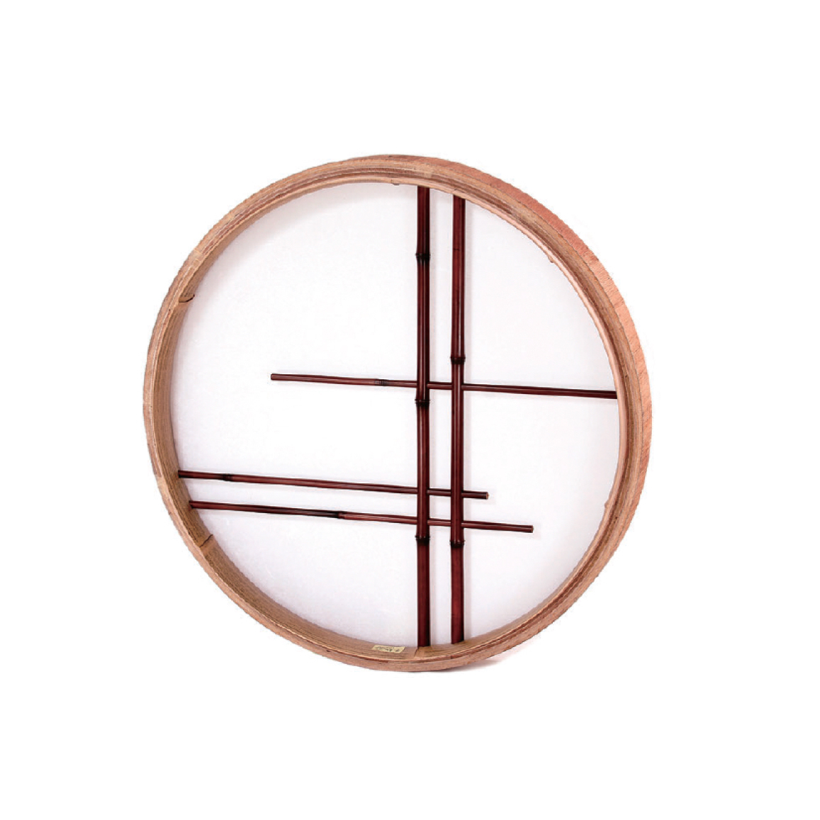 錆竹枠染煤竹抜き通しプレート入り(さびたけわくそめすみすだけぬきとおしぷれーといり)