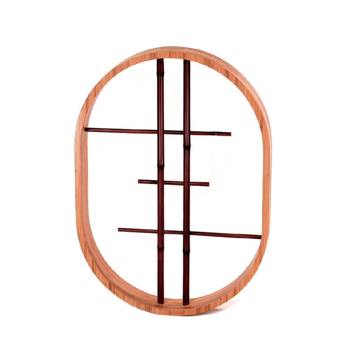 染煤竹抜き通し柄小判型(そめすみだけぬきとおしがら(こばんがた))