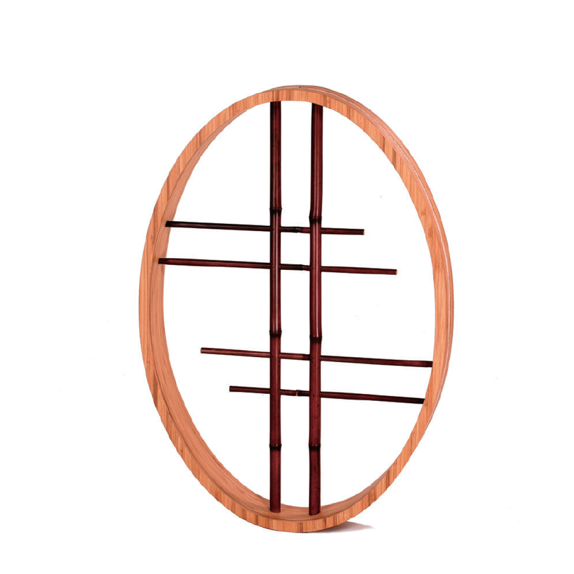 染煤竹抜き通し柄タマゴ型(そめすみだけぬきとおしがら(たまごがた))