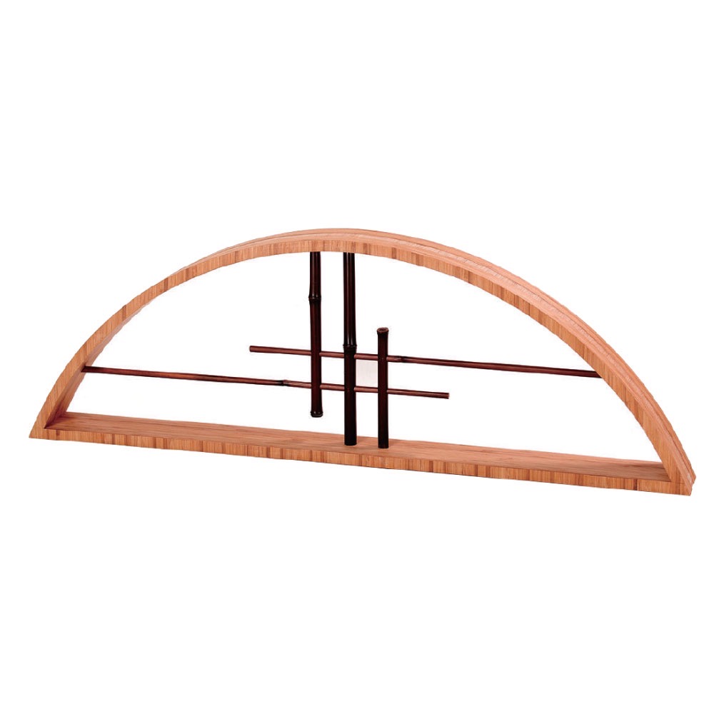 染煤竹抜き通し柄 櫛型(そめすみだけぬきとおしがら(くしがた))