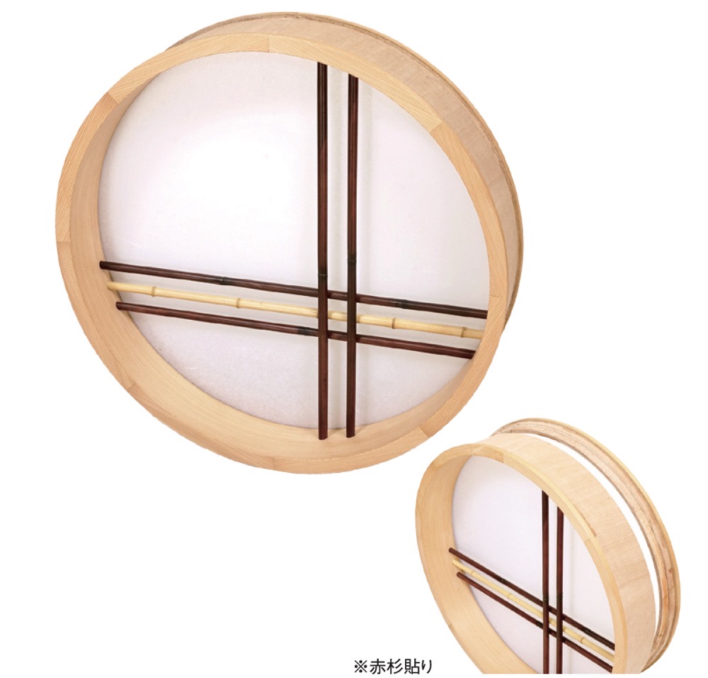 煤矢竹晒入十字柄プレート入(すすやだけさらしいりじゅうじがらぷれーといり)