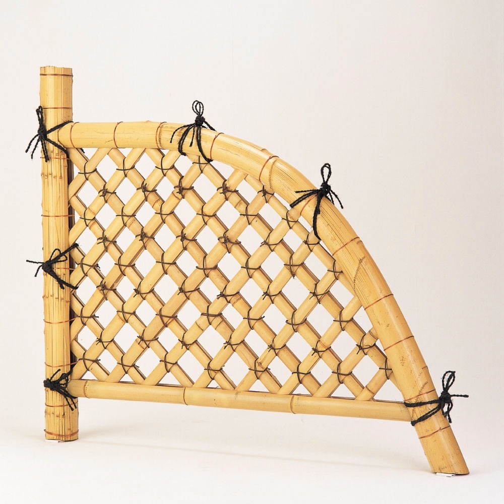 晒竹光悦寺袖垣(さらしだけこうえつじがき)