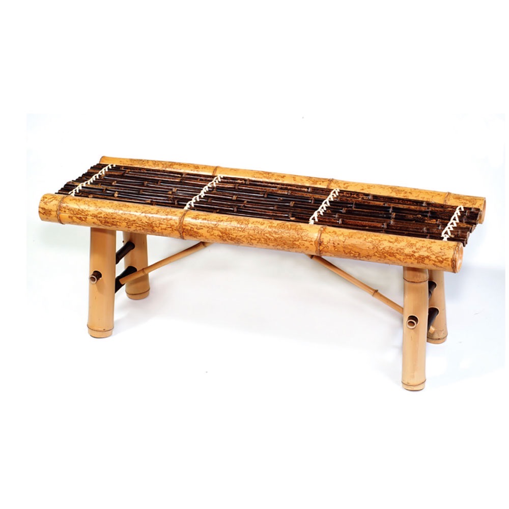 図面角竹黒竹入縁台(折りたたみ式脚)(ずめんかくちくくろちくいりえんだい(おりたたみしきあし))