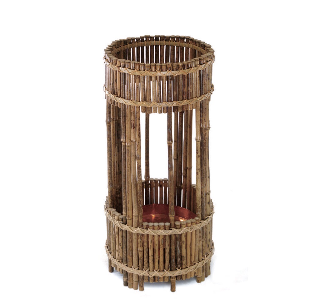 支那竹傘立(もんしんたちくかさたてまるがた)