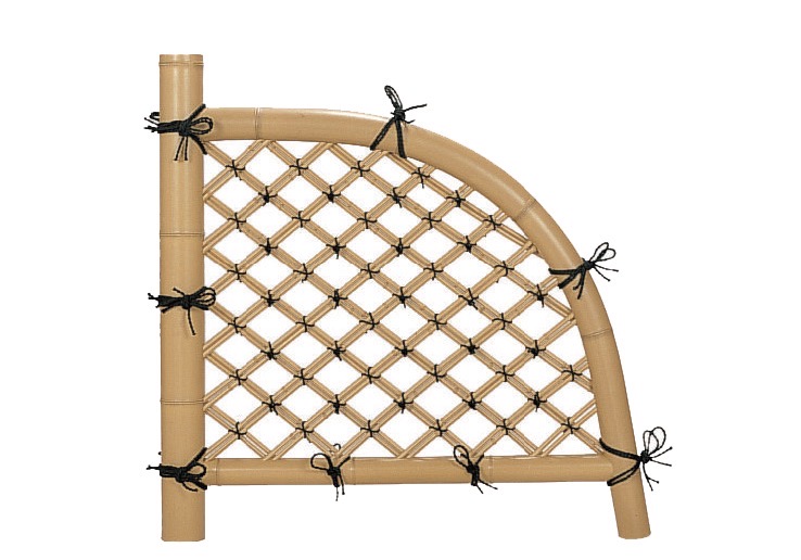 人工晒丸竹大津袖垣(じんこうさらしだけまるたけおおつそでがき)