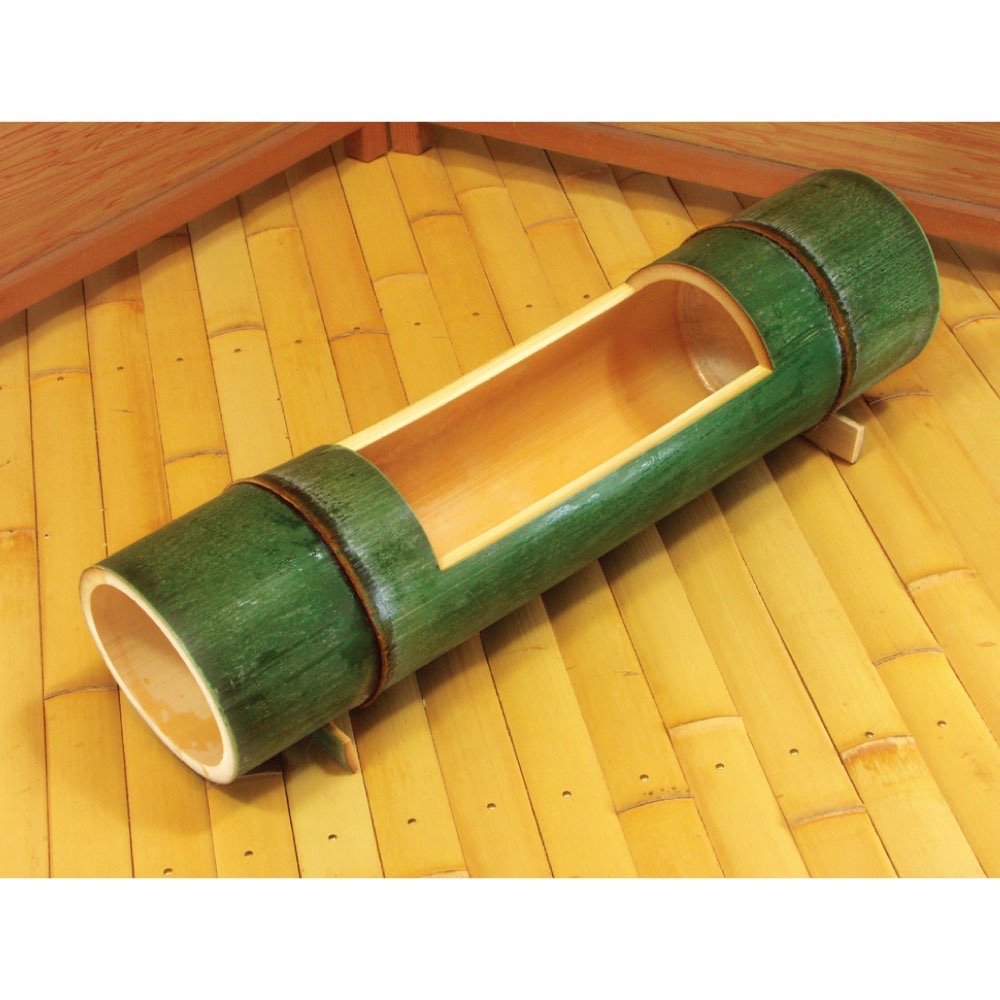 青竹花器(あおだけかき)