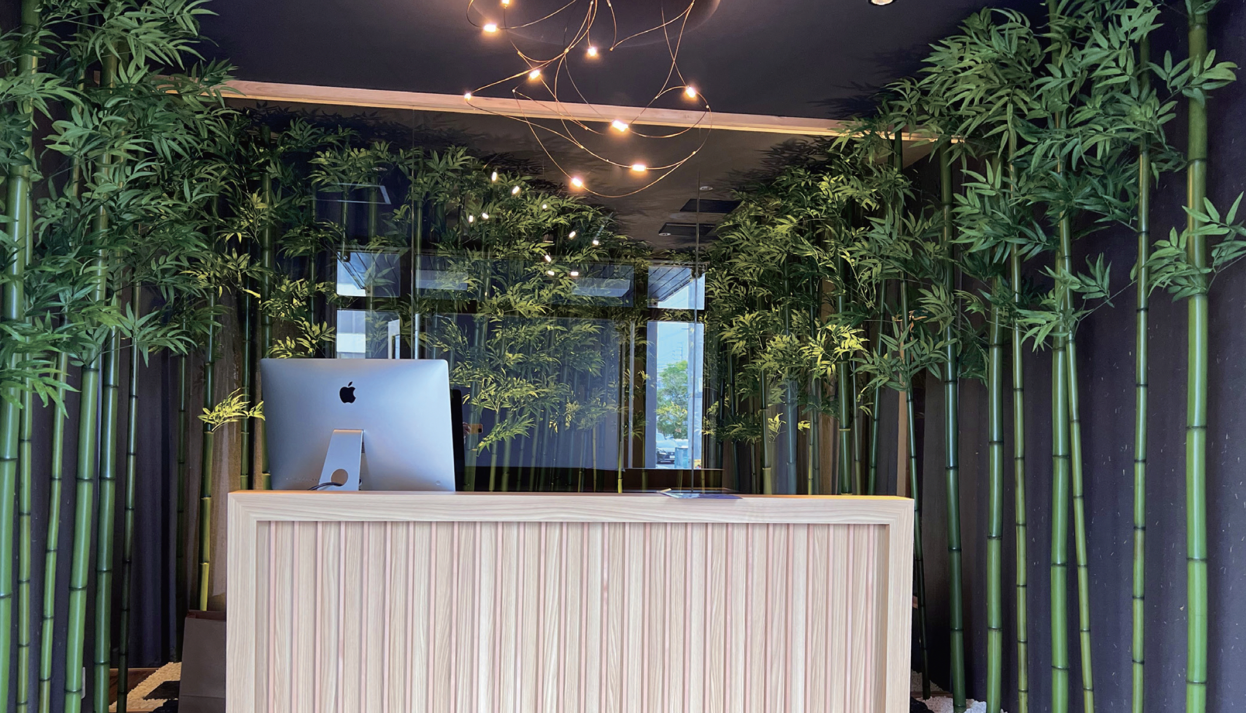 YW065 ディスプレイ用装飾青竹