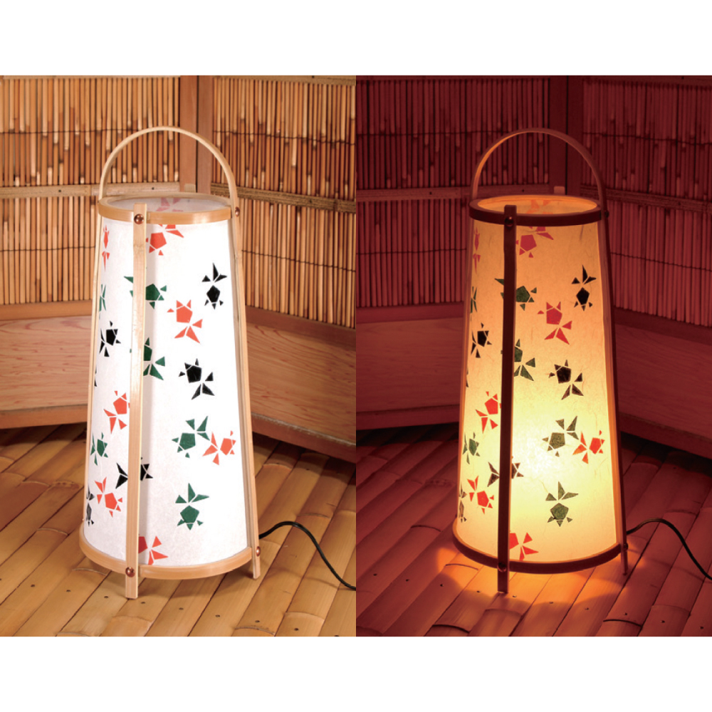 木版行灯「金魚」(もくはんあんどん「きんぎょ」)