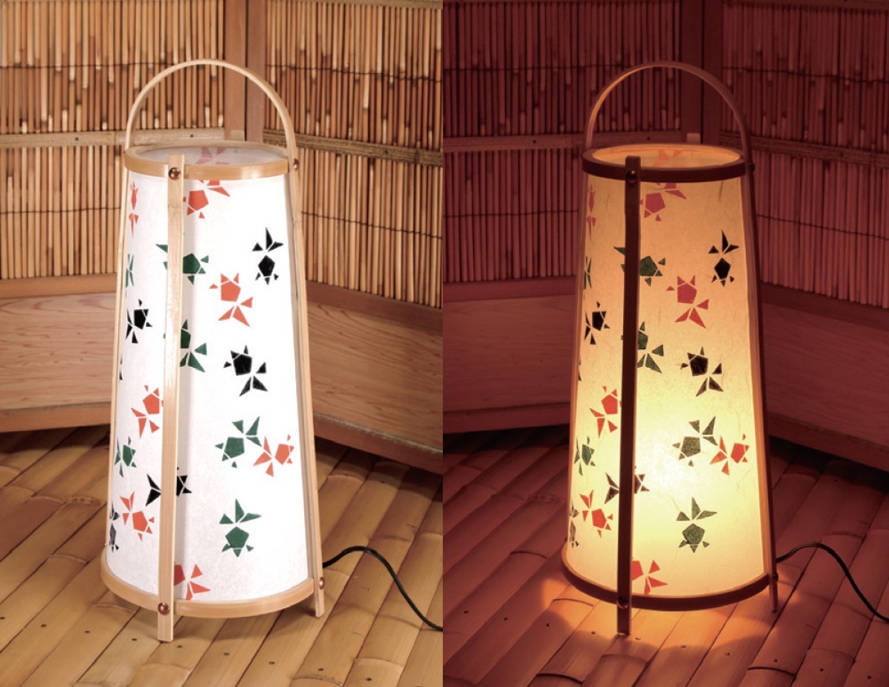 木版行灯「金魚」(もくはんあんどん「きんぎょ」)