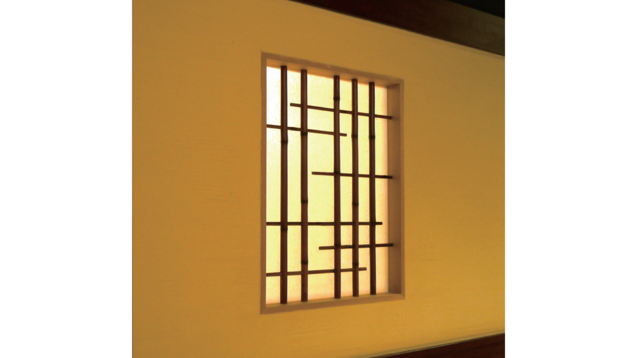 YK-077 染煤竹抜き通し 枠型A