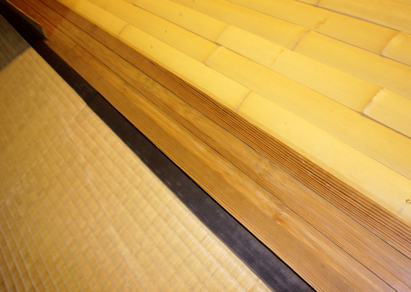 銘竹敷居すべりV型レール